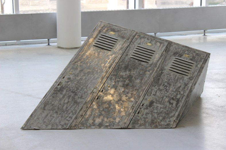 Locked-In, 2015, Metal, 5 x 4 x 3.5 feet