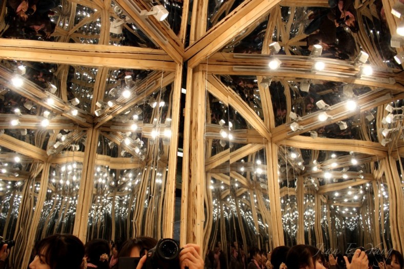 Mirror Phase, 2014, Wood and Plexiglas Mirror, 6 x 5 x 7 feet