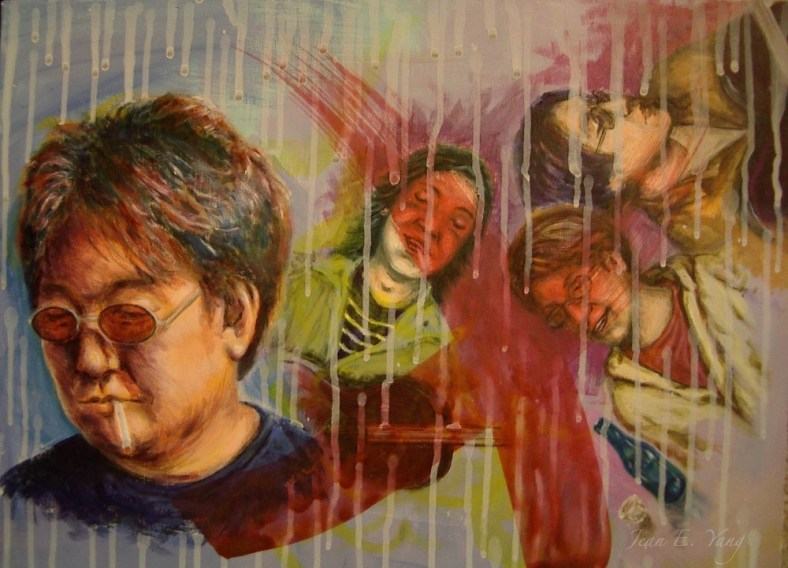 A Musician, 2010, Acrylic on canvas, 24 x 18 inches